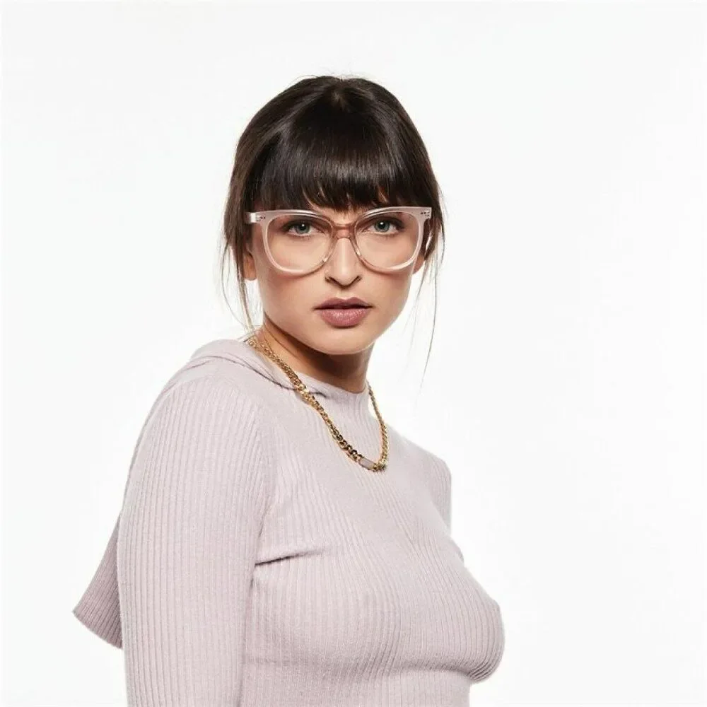 NEW Celine CL5010IN 072 THIN 2 DOTS Shiny Rose Pink Unisex Geometric Eyeglasses